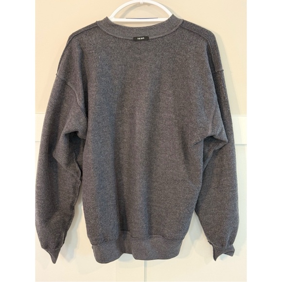 Women's The Bar Sweatshirt L Gray Varsity - Picture 6 of 8